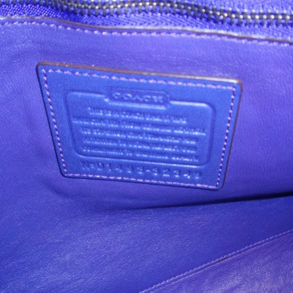 Coach Soft Borough Embossed Leather Handbag 32349 - Picture 6 of 16